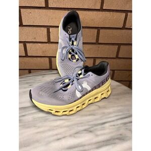 On Cloud Monster Women 8.5 Running Shoes Lavender Grey Lime CloudTec Helion
